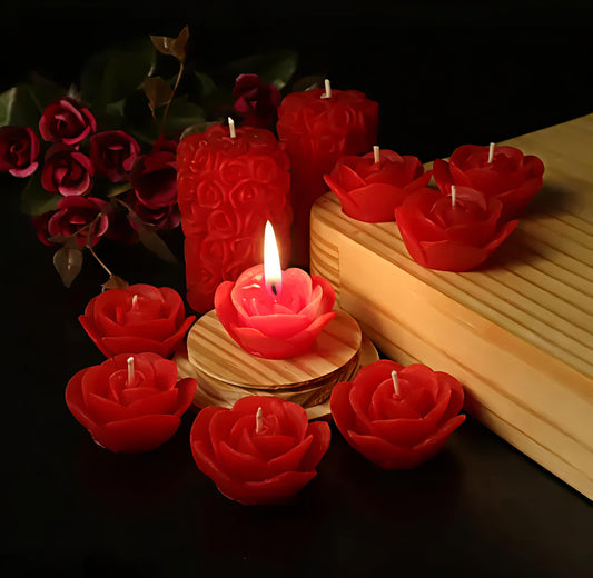 Royal Rose Glow Soy Wax Candle Set