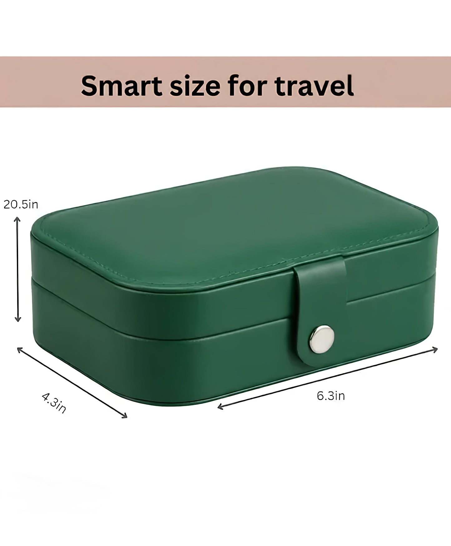Premium Travel Jewelry Organizer Box – Green