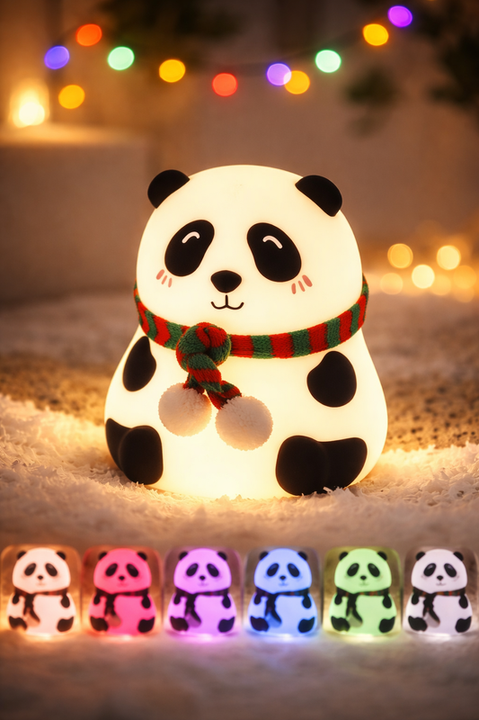 Cute Panda Silicone Night Lamp