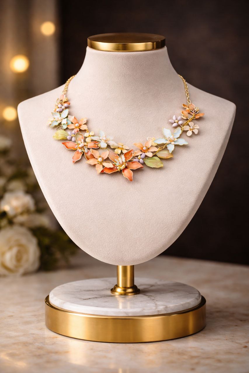 Celestia Bloom Couture Necklace
