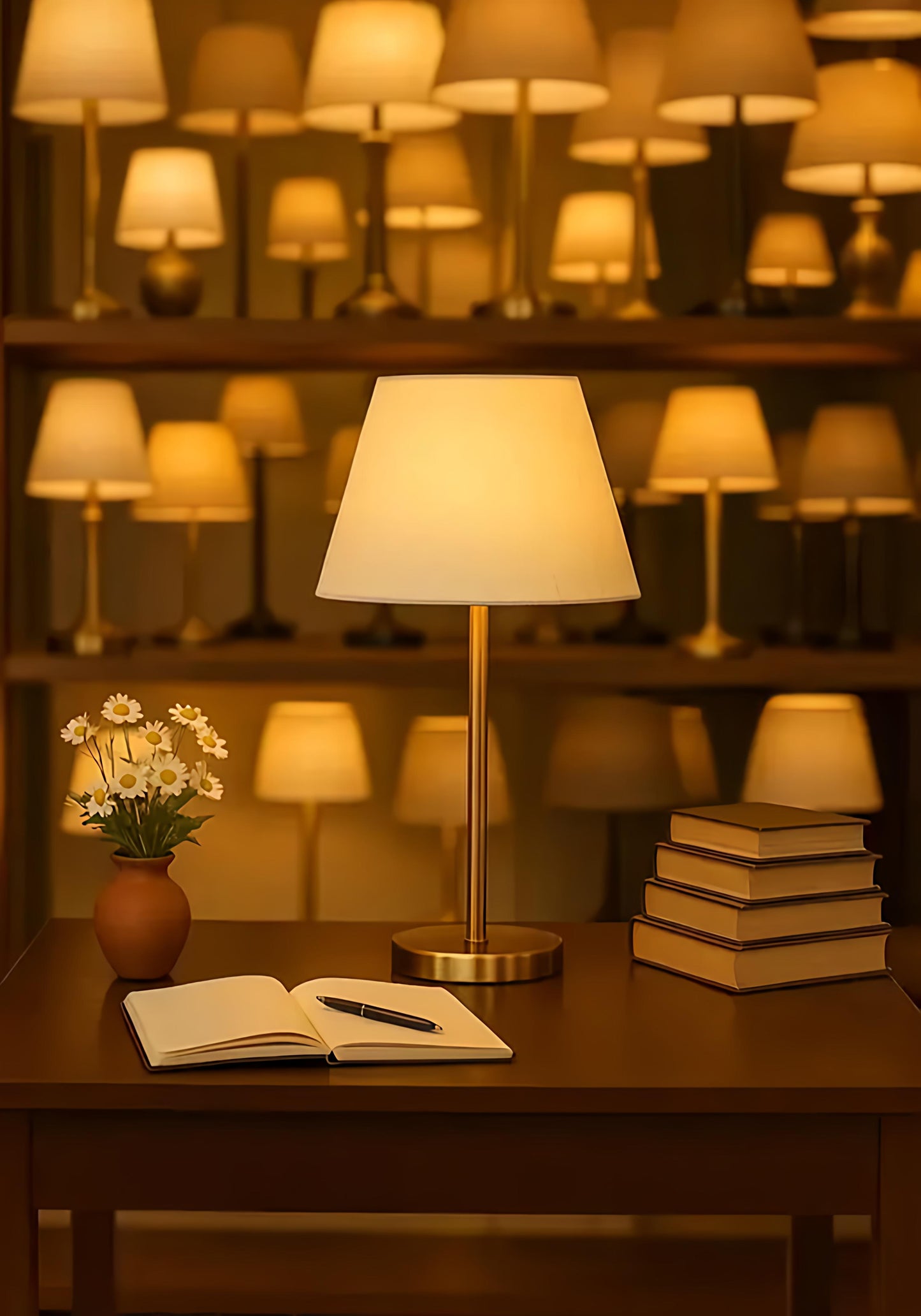 Classic Aura Bedside Table Lamp