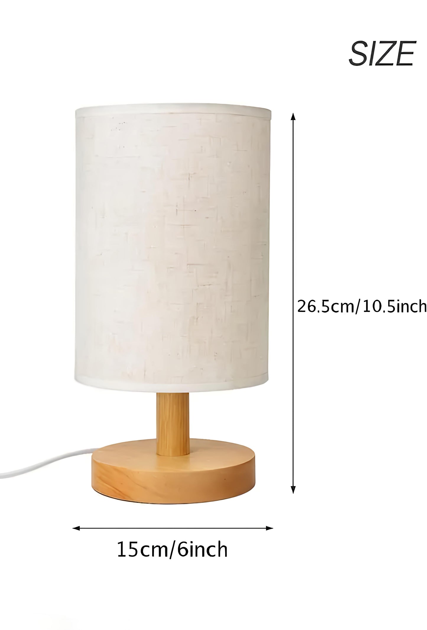 Nordic Glow Wooden Table Lamp