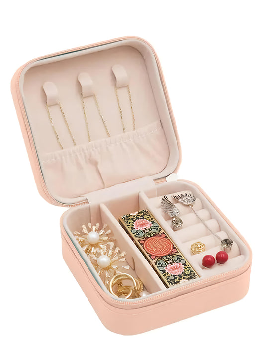 Mini Travel Jewelry Organizer Box