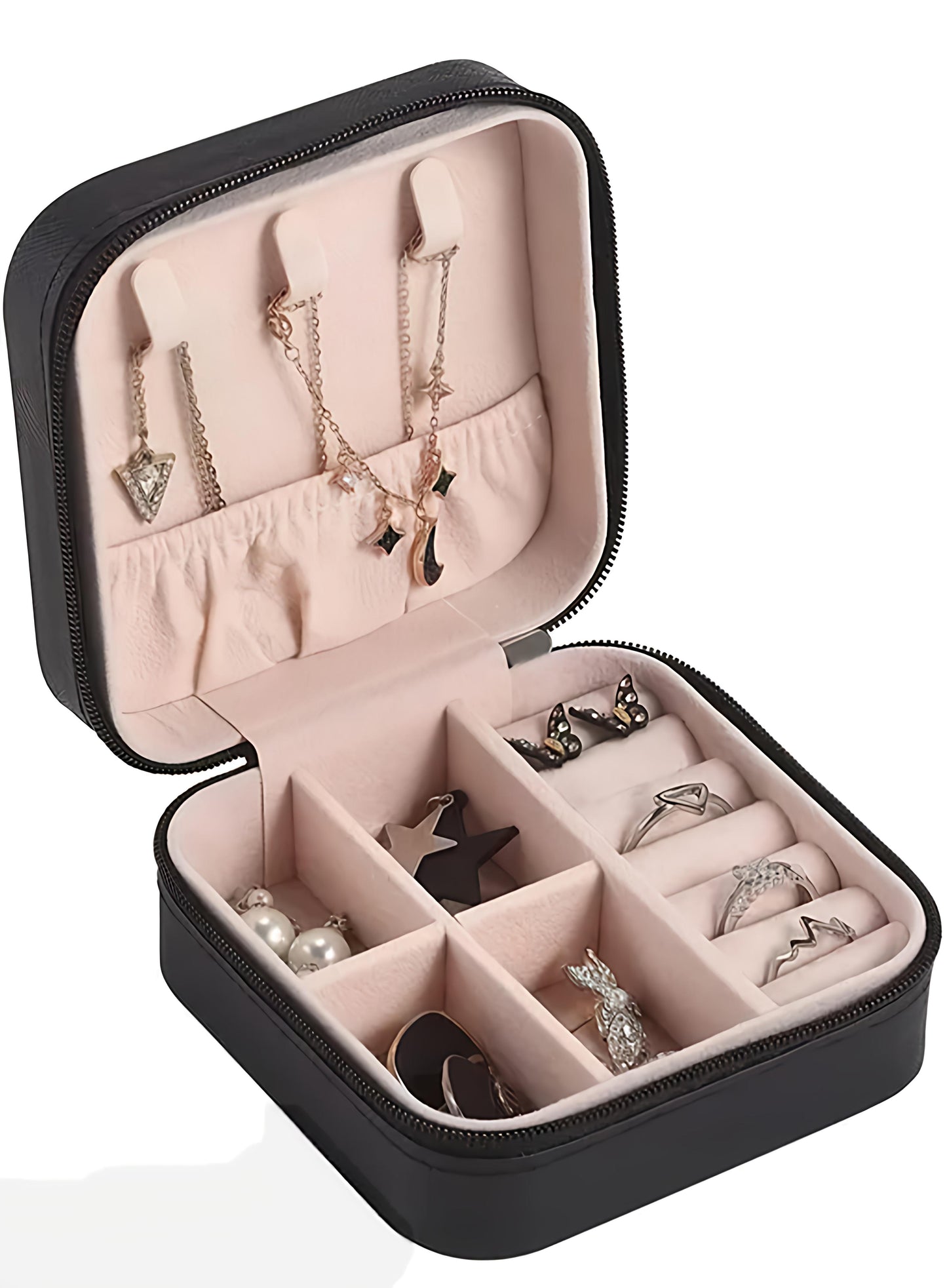 Mini Travel Jewelry Organizer Box