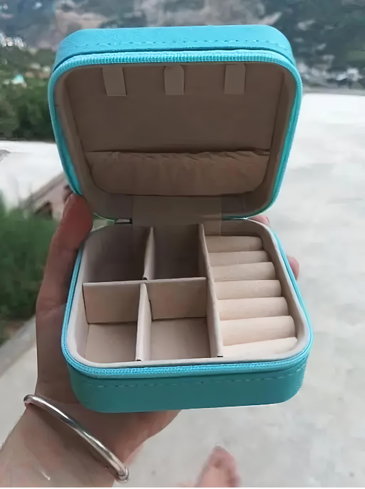 Mini Travel Jewelry Organizer Box