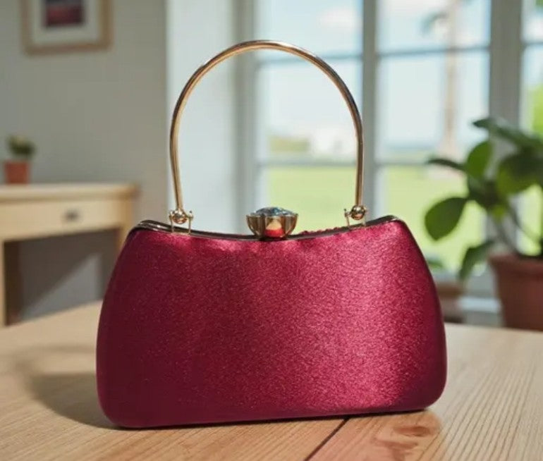 Scarlet Élan Designer Clutch