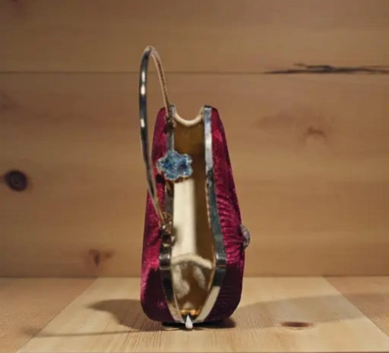 Scarlet Élan Designer Clutch