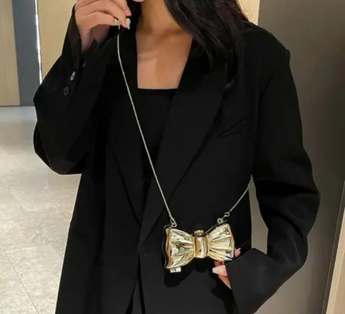 Aurielle Bow Mini Sling – Gold Edition