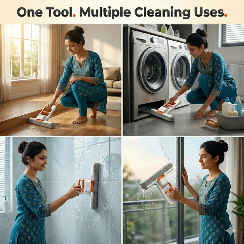 Mini Self-Squeeze Cleaning Mop – Multi Surface Handheld Cleaning Tool