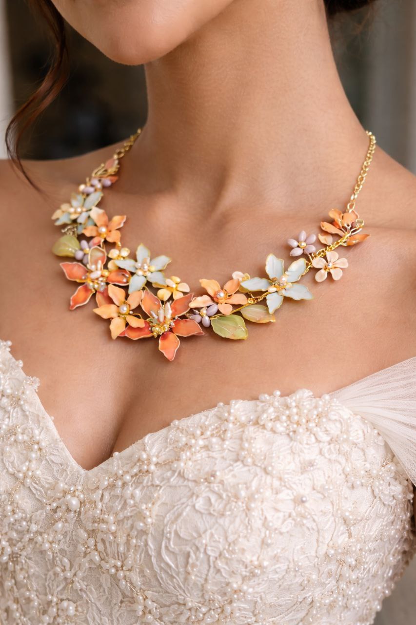 Celestia Bloom Couture Necklace