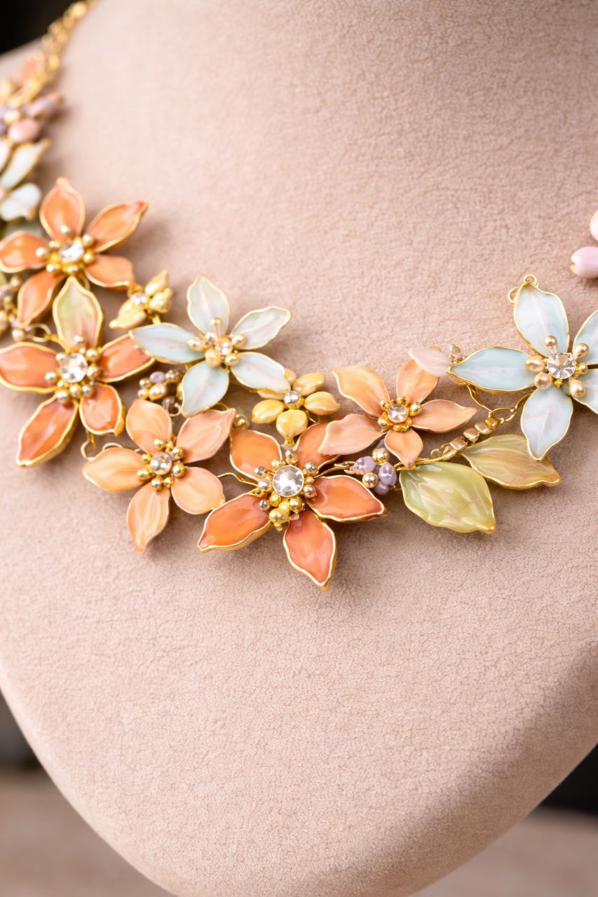 Celestia Bloom Couture Necklace
