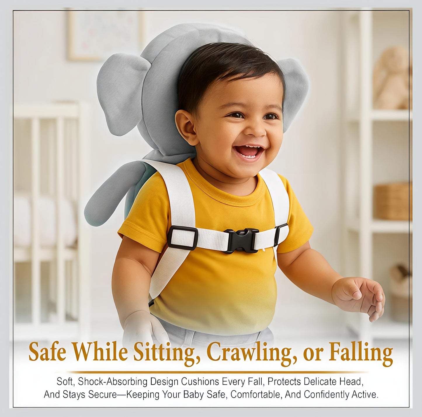 Baby Head Protection Backpack (Anti-Fall Safety Cushion)