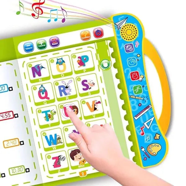 Kids Interactive Talking Learning Book – Touch Sound Educational Toy
