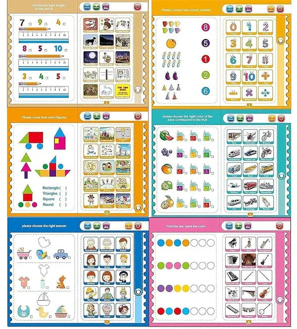 Kids Interactive Talking Learning Book – Touch Sound Educational Toy