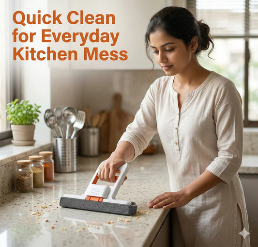 Mini Self-Squeeze Cleaning Mop – Multi Surface Handheld Cleaning Tool